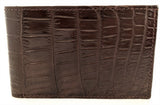 Darrahopens Fashion > Men's Fashion > Men's Accessories Mens Slim Genuine Skin Crocodile Leather Wallet Bi Fold Gift - Brown