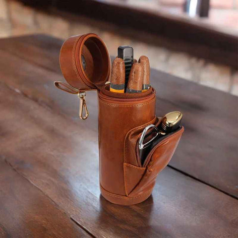 Darrahopens Fashion > Men's Fashion > Men's Accessories New Creative Men's Retro Handmade Cigar Case