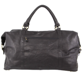 Darrahopens Fashion > Men's Fashion > Men's Accessories Pierre Cardin Mens Leather Business Overnight Bag Luggage Duffle Weekend Travel - Black