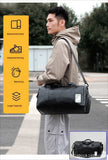 Darrahopens Fashion > Men's Fashion > Men's Accessories PULeatherTravelGymBagSmall-Black