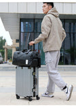 Darrahopens Fashion > Men's Fashion > Men's Accessories PULeatherTravelGymBagSmall-Black
