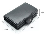 Darrahopens Fashion > Men's Fashion > Men's Accessories RFID NFC Secure Anti-theft Wallet Double Pop Up Card Holder