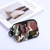 Darrahopens Fashion > Men's Fashion > Men's Accessories Small Nylon Coin Purse Zip Wallet Waterproof Mini Pouch Key Card Holder Lightweight EDC Organizer Camouflage (12x9cm)