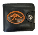 Darrahopens Fashion > Men's Fashion > Men's Accessories Souvenir Wallet Australia Classic Australian Kangaroo in Black