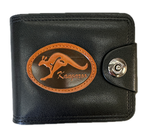 Darrahopens Fashion > Men's Fashion > Men's Accessories Souvenir Wallet Australia Classic Australian Kangaroo in Black