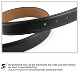 Darrahopens Fashion > Men's Fashion > Men's Accessories Womens Genuine Leather Belt Retro Gold Buckle Waist Belt for Jeans Dress Coat Fashion Split Cowhide Strap Coffee 105cm