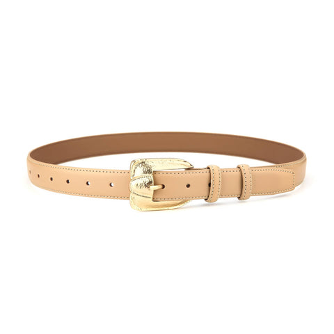 Darrahopens Fashion > Men's Fashion > Men's Accessories Womens Genuine Leather Belt Retro Gold Buckle Waist Belt for Jeans Dress Coat Fashion Split Cowhide Strap Khaki 105cm
