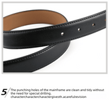 Darrahopens Fashion > Men's Fashion > Men's Accessories Womens Genuine Leather Belt Retro Gold Buckle Waist Belt for Jeans Dress Coat Fashion Split Cowhide Strap Khaki 105cm