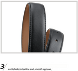 Darrahopens Fashion > Men's Fashion > Men's Accessories Womens Genuine Leather Belt Retro Gold Buckle Waist Belt for Jeans Dress Coat Fashion Split Cowhide Strap Khaki 105cm