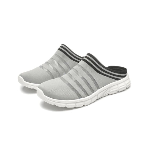 Darrahopens Fashion > Men's Fashion > Men's Casual Shoes MEN'S BIRD'S NEST HALF-SANDALS  4555 - MEN - Grey / AUS Ladies11/Men9/EU43/26.5cm