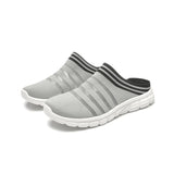 Darrahopens Fashion > Men's Fashion > Men's Casual Shoes MEN'S BIRD'S NEST HALF-SANDALS  4555 - MEN - Grey / AUS Ladies9/Men7/EU40/25cm