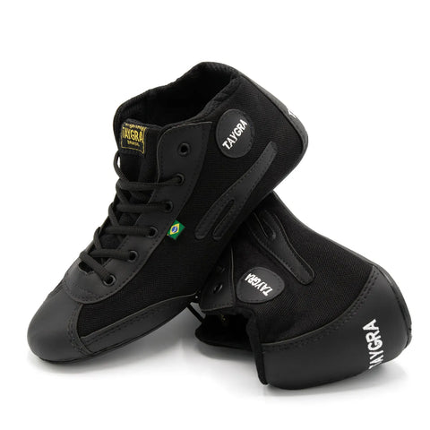 Darrahopens Fashion > Men's Fashion > Men's Casual Shoes TAYGRA High Top Shoe Vegan Recycled Flexible Ethical Handmade Sneakers in Black In Australia - Darrahopens