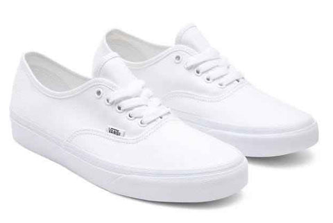 Vans Authentic Canvas Shoes Classic Skateboard Sneakers Casual - True White In Australia - Darrahopens