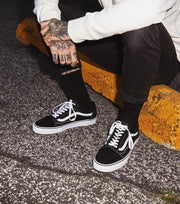 Darrahopens Fashion > Men's Fashion > Men's Casual Shoes Vans Authentic Old Skool Shoes Sneakers Skateboard Casual  - Black In Australia - Darrahopens