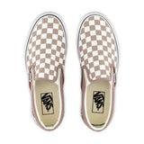 Vans Classic Slip On Canvas Sneaker Shoes Chess Check - Etherea/True White In Australia - Darrahopens