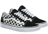 Darrahopens Fashion > Men's Fashion > Men's Casual Shoes Vans Mens Old Skool Canvas Casual Sneakers Shoes - Primary Check Black/White In Australia - Darrahopens