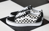 Darrahopens Fashion > Men's Fashion > Men's Casual Shoes Vans Mens Old Skool Canvas Casual Sneakers Shoes - Primary Check Black/White In Australia - Darrahopens