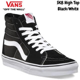 Darrahopens Fashion > Men's Fashion > Men's Casual Shoes VANS SK8 Hi Casual Shoes High Top Canvas Skateboard Sneakers Old Skool - Black/White In Australia - Darrahopens