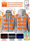 Darrahopens Fashion > Men's Fashion > Men's Coats & Jackets Heated Hoodie Electric Heating Hoodie Smart Heated Sweatshirt 23 Zone Heating - Black - Size M(AU M/EU48) In Australia - Darrahopens