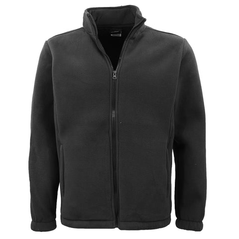 Darrahopens Fashion > Men's Fashion > Men's Coats & Jackets Mens Thick Zip Up Jumper w Sherpa Fur Lined Sweatshirt Winter Unisex Jacket Coat, Black, M