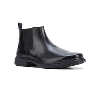 Darrahopens Fashion > Men's Fashion > Men's Dress Shoes & Boots HUSH PUPPIES DEACON Mens Leather Boots Shoes Slip On Extra Wide Work Comfort In Australia - Darrahopens