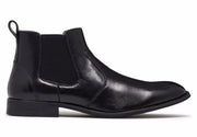 Darrahopens Fashion > Men's Fashion > Men's Dress Shoes & Boots JULIUS MARLOW Harry Leather Boots Mens Slip On Dress Work Chelsea Shoes - Black In Australia - Darrahopens