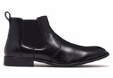 Darrahopens Fashion > Men's Fashion > Men's Dress Shoes & Boots JULIUS MARLOW Harry Leather Boots Mens Slip On Dress Work Chelsea Shoes - Black In Australia - Darrahopens