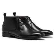 Darrahopens Fashion > Men's Fashion > Men's Dress Shoes & Boots JULIUS MARLOW HUB Leather Boots Dress Work Formal Business Shoes Chukka - Black In Australia - Darrahopens