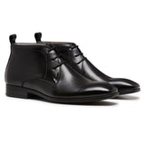 Darrahopens Fashion > Men's Fashion > Men's Dress Shoes & Boots JULIUS MARLOW HUB Leather Boots Dress Work Formal Business Shoes Chukka - Black In Australia - Darrahopens