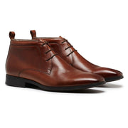 Darrahopens Fashion > Men's Fashion > Men's Dress Shoes & Boots JULIUS MARLOW HUB Leather Boots Dress Work Formal Business Shoes Chukka - Tan In Australia - Darrahopens