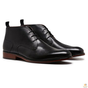 Darrahopens Fashion > Men's Fashion > Men's Dress Shoes & Boots JULIUS MARLOW SPIKE Leather Boots Dress Work Formal Business Shoes Chukka - Black In Australia - Darrahopens
