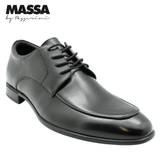 Darrahopens Fashion > Men's Fashion > Men's Dress Shoes & Boots Massa Matteo Leather Lace Up Dress Shoes Business Work - Black In Australia - Darrahopens