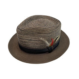 Darrahopens Fashion > Men's Fashion > Men's Hats & Caps 100% Paper Straw Mens Hat MADE IN USA Trilby Pork Pie Luxury Du-Pont Teflon In Australia - Darrahopens