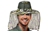 Darrahopens Fashion > Men's Fashion > Men's Hats & Caps Adult Camouflage Bucket Hat Breathable Mesh Mountaineering Hat Wide Brim Fishing Cap Sun Shade Hat with Neck Flap(Brown)