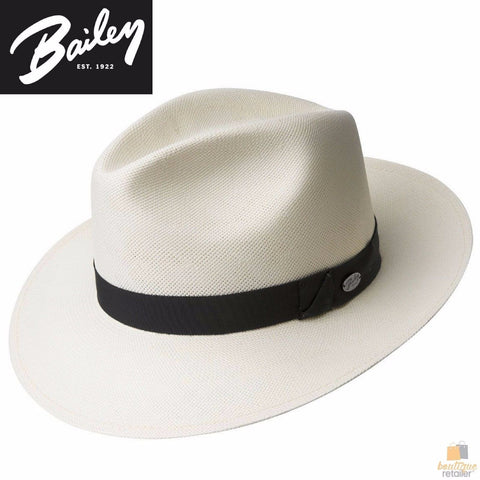 Darrahopens Fashion > Men's Fashion > Men's Hats & Caps BAILEY Blackburn Lite Shantung Straw Hat MADE IN USA Trilby Fedora - Natural
