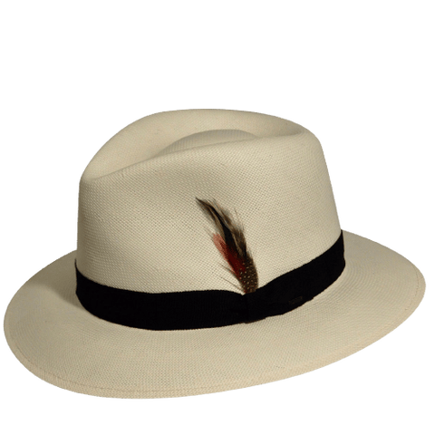 Darrahopens Fashion > Men's Fashion > Men's Hats & Caps BAILEY Konrath Lite Straw Hat Summer Sun MADE IN USA Trilby Fedora 63125 - Natural In Australia - Darrahopens