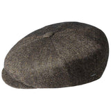 Bailey Mens Beech Ivy Newsboy Flat Cap Classic Wool Fabric Hat - Brown In Australia - Darrahopens