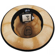 Darrahopens Fashion > Men's Fashion > Men's Hats & Caps Bailey Mens Clafin Tie Dye Palm Straw Hat Fedora Woven - Tea In Australia - Darrahopens
