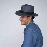 Bailey Mens Dreyer Paper Straw Hat Fedora Woven - Slate In Australia - Darrahopens