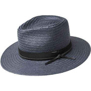 Bailey Mens Dreyer Paper Straw Hat Fedora Woven - Slate In Australia - Darrahopens