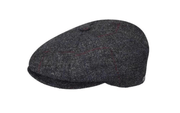 Darrahopens Fashion > Men's Fashion > Men's Hats & Caps Bailey Mens Galvin Windowpane Plaid Ivy Wool Hat Made In Italy - Charcoal In Australia - Darrahopens