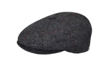 Darrahopens Fashion > Men's Fashion > Men's Hats & Caps Bailey Mens Galvin Windowpane Plaid Ivy Wool Hat Made In Italy - Charcoal In Australia - Darrahopens
