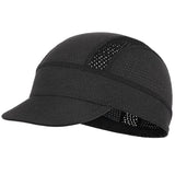 Darrahopens Fashion > Men's Fashion > Men's Hats & Caps Black Mesh Cycling Cap Under Helmet Liner Breathable Skull Cap with Flip Up Brim Sun Shade Moisture Wicking Hat for Bike Running Fits 55-60cm