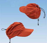 Darrahopens Fashion > Men's Fashion > Men's Hats & Caps Black Outdoor Quick Dry Sun Hat - Foldable Visor Cap - UV Protection - 55-58cm