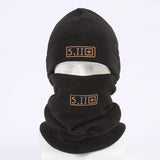Darrahopens Fashion > Men's Fashion > Men's Hats & Caps Black Outdoor Thermal Fleece Balaclava - Windproof Cycling Hat & Neck Warmer for Winter Sports - Thickened Cold Weather Face Mask Hood