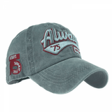 Darrahopens Fashion > Men's Fashion > Men's Hats & Caps Blue Baseball Cap for Men and Women, Washed Full Cap Fringed Sun Hat