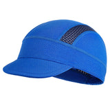 Darrahopens Fashion > Men's Fashion > Men's Hats & Caps Blue Mesh Cycling Cap Under Helmet Liner Breathable Skull Cap with Flip Up Brim Sun Shade Moisture Wicking Hat for Bike Running Fits 55-60cm
