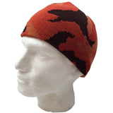Darrahopens Fashion > Men's Fashion > Men's Hats & Caps CAMO BEANIE Hat Winter Ski Army Military Camouflage Hunter Hunting Cap Warm - Orange Camouflage (Camo)