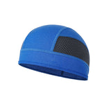 Darrahopens Fashion > Men's Fashion > Men's Hats & Caps Cooling Mesh Skull Cap Helmet Liner Sweat Wicking Quick Dry Beanie Blue for Cycling Motorbike Running Hard Hat One Size