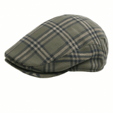 Darrahopens Fashion > Men's Fashion > Men's Hats & Caps DENTS Quilted Flat Ivy Cap Hat Driving Newsboy Elastic Back Cabbie - Grey Check - 55cm
